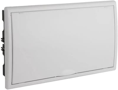 Verdeeldoos - Stoppenkast Groepenkast - Elektrische Installatie - 12 Elementen + 4 - 362x226x72mm - Wit