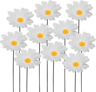 Tuinstekers Set - Bloemen Decoratie - Tuin Aankleden - Levensgetrouwe Zonnebloemen - 10 Stuks - Multikleur