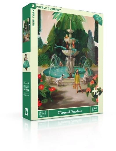 New York Puzzle Company Puzzel Mermaid Fountain - 1000 stukjes