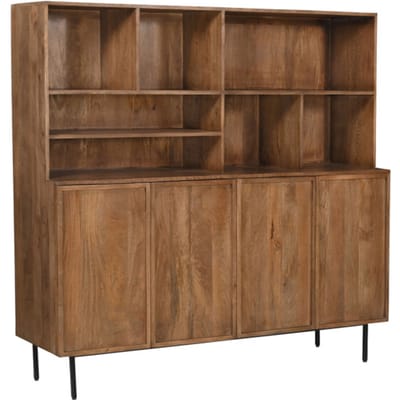 Livingfurn - Kabinetkast Elan - 180x150x45 cm - Mangohout