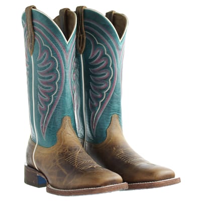 Ariat Circuit Shiloh Tabaco Dames Bruin/Blauw Laarzen