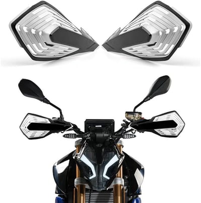 Handbescherming voor Motorfiets en Scooter - 22mm (7/8") Handguards, Bescherming voor Handvatten, Veiligheidsuitrusting