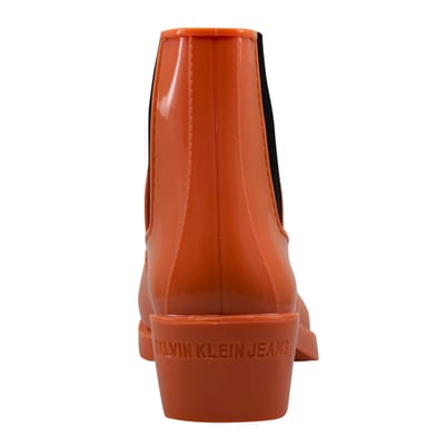 Calvin Klein Carol Rubber Womens Oranje Wellington Laarzen