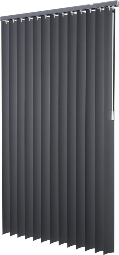 Intensions - Lamel PVC - 89mm - Uni Donkergrijs -150x180cm