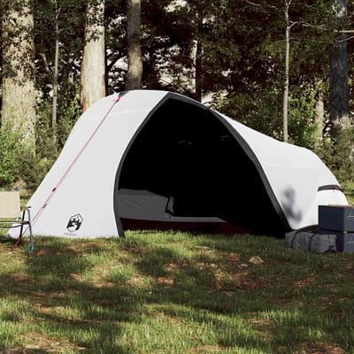 vidaXL - Koepeltent - 4-persoons - waterdicht - verduisterend - stof - wit