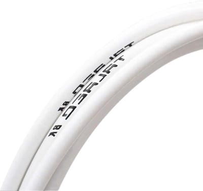 Fiets remkabel - Schakelbuis - Fietsonderhoud - Roestvrij staal - 10 meter - Wit