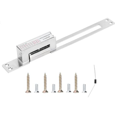 DC 12V Roestvrij Staal Elektrisch Deurtoegangs Kathodeslot voor Huisbeveiliging Hardware Gereedschap white