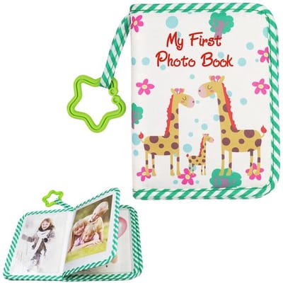 Dailygoody - Fotoboek voor Peuters - Babyfotoalbum - Zachte Stof