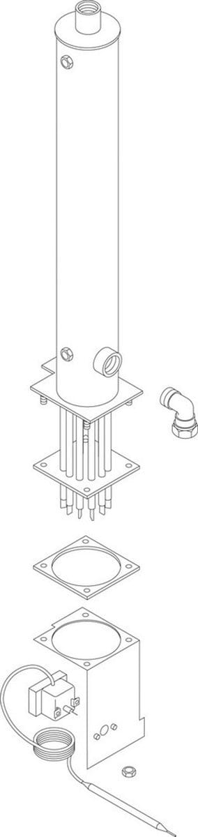 BOSCH Elektrische verwarming 3/4, 87155035430