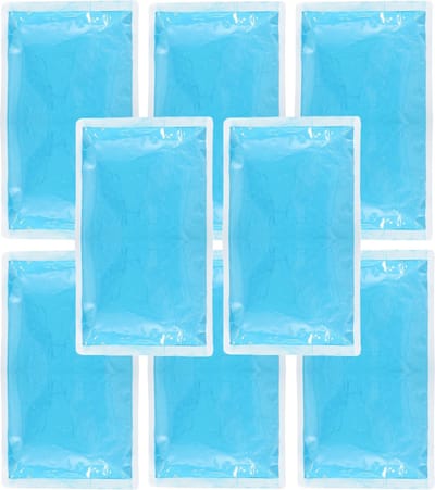 Boland Party Holi kleurpoeder - 8x - blauw - 70 gram - festival/party - heilig kleuren poeder