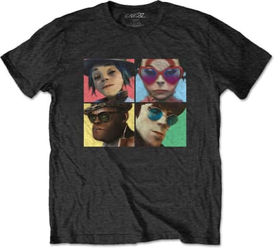 Gorillaz - Humanz Heren T-shirt - S - Zwart