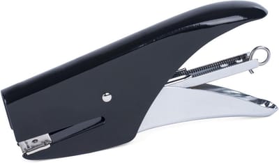 Metalen nietmachine, ergonomisch ontwerp, tot 16 vellen, zwart
