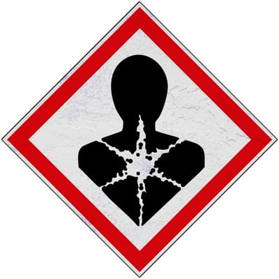 GHS08 gezondheidsgevaar bord | Forex Re materiaal | 15 x 15 cm