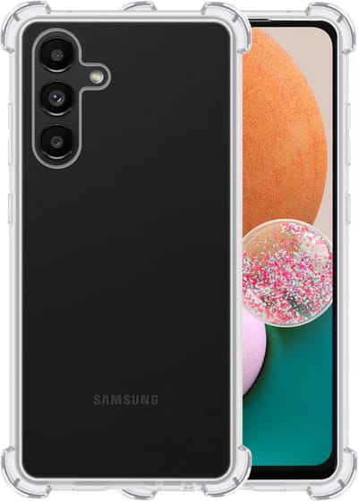 Hoesje - Geschikt voor Samsung Galaxy A13 5G - Sterk & Shockproof - Siliconen Case - Back Cover - Telefoon Hoes Shock Proof - Telefoonhoesjes - Transparant