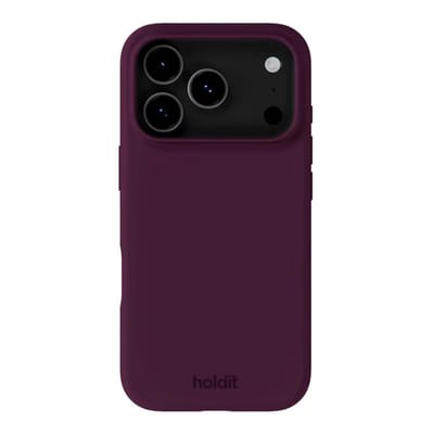 Holdit Silicone Case geschikt voor Apple iPhone 17 Pro Max - Deep Plum