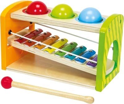 Houten Treinset Multicolor - Eichhorn 100002233