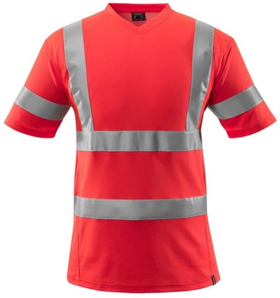 Mascot Safe Classic T-shirt 18282-995 - Hi-Vis rood - S