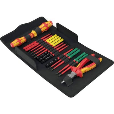 Wera Kraftform Kompakt VDE 17 extra slim 2 Tool Finder 05006610001 Gereedschapsset 17-delig