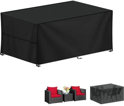 Dailygoods- Tuinmeubelafdekking Waterdicht - 420D Oxford Weefsel - Winddicht Design - Scheurvast - Tuintafelhoes - Afdekking voor Buiten 150x90x75cm - Meubelhoes