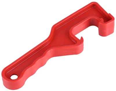 Dailygoods- Verfblikopener Eenvoudig te gebruiken - Emmerdeksel Opener - Gereedschap - Deksel Verwijderaar - Kunststof - Voor 5 Liter Emmer - Emmeropener