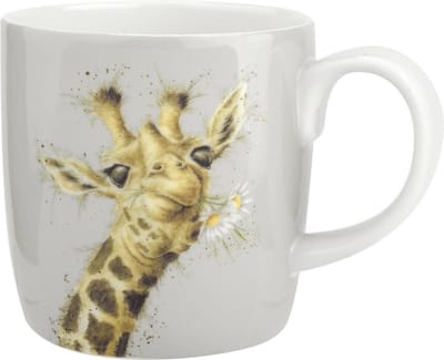 Royal Worcester Wrendale Designs Mok Giraf 400ml Wit Porselein