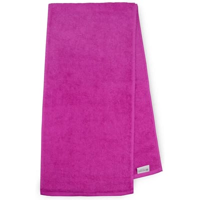 The One Towelling Sporthanddoek - 30 x 130 cm - Nek Handdoek - 100% Gekamd katoen - 450 gr/m² - Fitness handdoek - Magenta