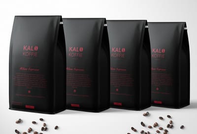 Kalo Koffie - 4-Pack Milano Espresso- Exclusieve koffie - Vers gebrand - 100% Arabica Koffiebonen - (4x1kg) - Cadeau