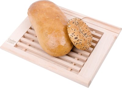 Creative Home Houten Brood Kruimelvanger Snijplank | 35,5 x 28,5 x 2 cm | Natuurlijk beukenhout | Geweldige Accessoire voor Elke Keuken