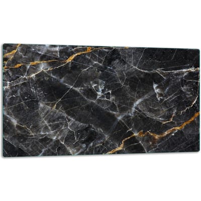 TMK ArtDeko - Snijplank - Glas - Marble Motief - Inductiekookplaat Geschikt