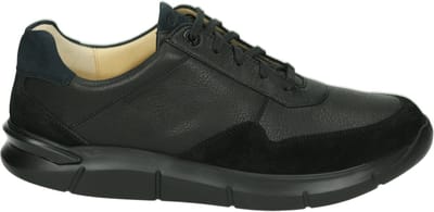 Ganter 251720 - Heren sneakersHeren veterschoenVrije tijdsschoenen - Kleur: Zwart - Maat: 43.5
