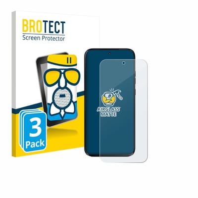 BROTECT - Screenprotector voor Motorola Moto G67 - Folie Beschermfolie Beschermglas matte 3 Stuks