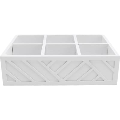 Koffiebar Organizer Hout Koffiestation Organizer voor Aanrecht Koffiepad Siroop Houder Thee Specerijen Organizer wit
