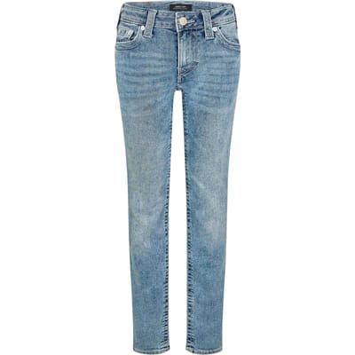 True Religion Skinny-jeans voor heren met een getailleerde pasvorm (Blauw)