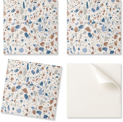 Verlijmde PVC-tegels met een motief, perfect voor de hal, natuursteenpatroon, 20x20x20 cm