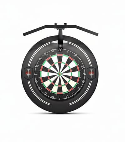 AHD® Dartbord Verlichting - Dartbord Licht - Dartbord Verlichting Led Surround - Zwart - ‎51cm x 51cm x 17cm