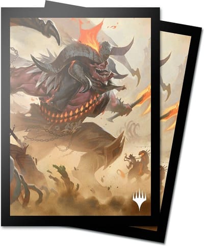 Ultra Pro - Magic - The Gathering - Outlaws of Thunder Junction - 100 Standard Sized Card Sleeves Pack - Rakdos, the Muscle (63 x 89 mm)