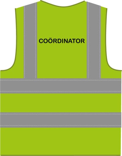 Coördinator hesje RWS limoengroen