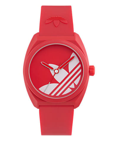 Adidas Originals Project Three AOST26043 Horloge - Kunststof - Rood - Ø 42 mm