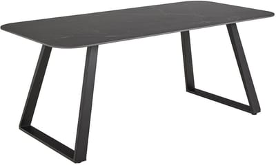 Eettafel Delilah Keramiek Zwart 180cm - Giga Living