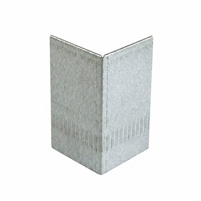 Innogard 6016-002 - Buitenhoekstuk graskant - aluminium zink - 20 cm