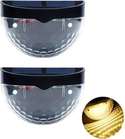 Bovista Tuinverlichting - Tuinlampen - Buitenverlichting - Tuin Verlichting - Led Lamp - Licht - Op Zonneenergie - Warm Licht - Zwart 2 stuks