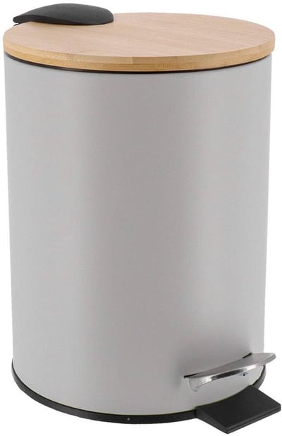 Metalen afvalemmer met soft-close deksel 3 liter