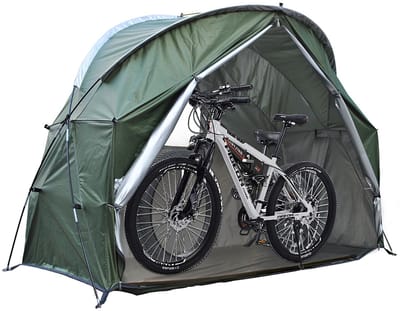 Waterdichte kampeertent - Waterdichte koepeltent voor twee personen - Gemaakt van 210D Oxford-doek, zilverkleurige coating, PE en glasvezel - Waterdicht ontwerp - Goede warmte-isolatie - Geschikt voor kamperen - 200 x 145 x 80 cm - Legergroen
