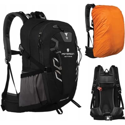 Peterson Adventure Serie - Trekkingrugzak - Zwart - Met Regenhoes