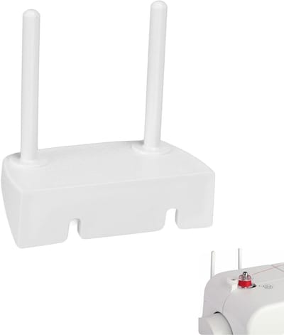 Embroidery Draad 2 Knop Pins met Onderste Draadstand voor Borduurmachines - Vervangingsonderdelen voor Singer 1304, 1408, 1409 en 1512