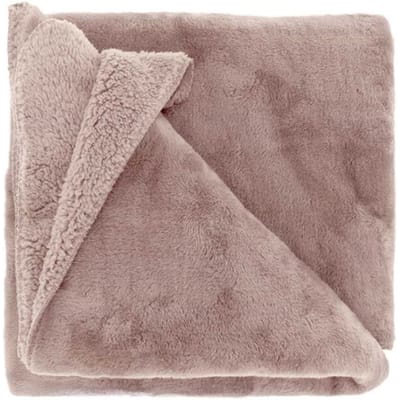 Unique Living Plaid Torvah - Polyester - Roze - 150 x 0 x 200 cm (BxHxD)