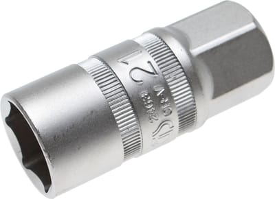 BGS bougie-inzet met magneet zeskantaandrijving binnenvierkant 12,5 mm (1/2") SW 21 mm - 2463
