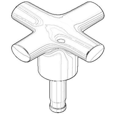 Dornbracht replacement cross handle 04209502400-00