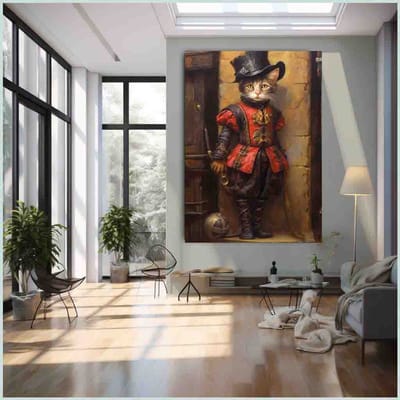 Picturetopicture - Canvas - 50x70 - Portret - Wanddecoratie - Uniek - Exclusief