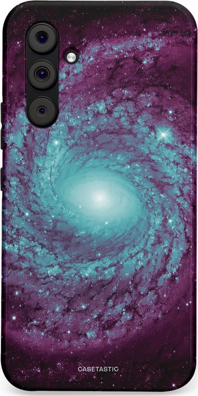Casetastic Hoesje Geschikt voor Samsung A54 (5G) - Stijlvolle Beschermende Duo-layer Case - Nebula zonnestelsel